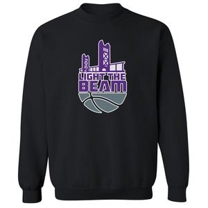 Sacramento Kings Light The Beam Crew Neck Sweatshirt